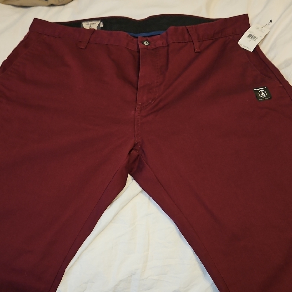 Men's Burgundy Pants